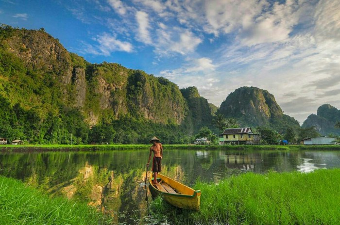 Rammang sulawesi makassar pegunungan maros kapur basilicum rica goodnewsfromindonesia gem megahnya mengenal purba ayam terbesar ketiga tempat geopark sociosqu litora